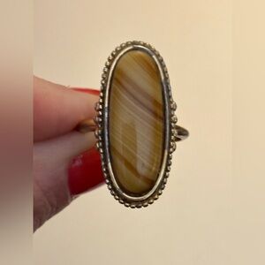 Avon Vintage 1970s Shimmering Sands Ring Size 8.5